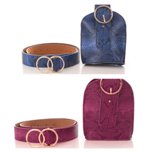 Snake Effect Fanny Belt