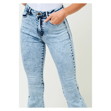 Super Flare Acid Wash Denim