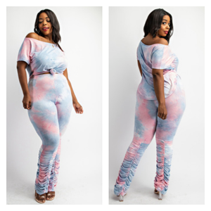 PASTEL TIEDYE SET