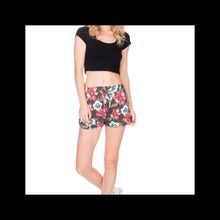 French Floral Shorts