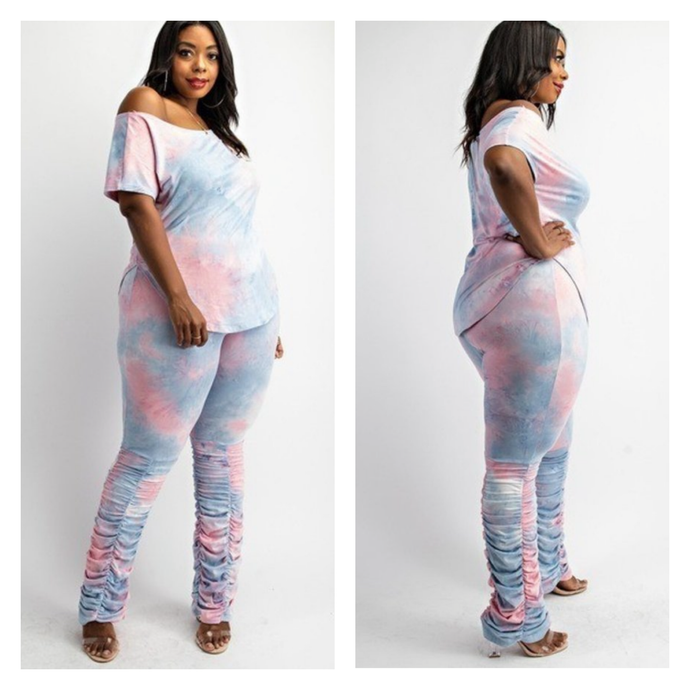 PASTEL TIEDYE SET