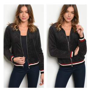 Fleece Bomber Jacket