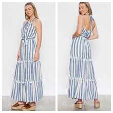 Halter Striped Maxi