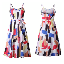 Colorful Midi Dress