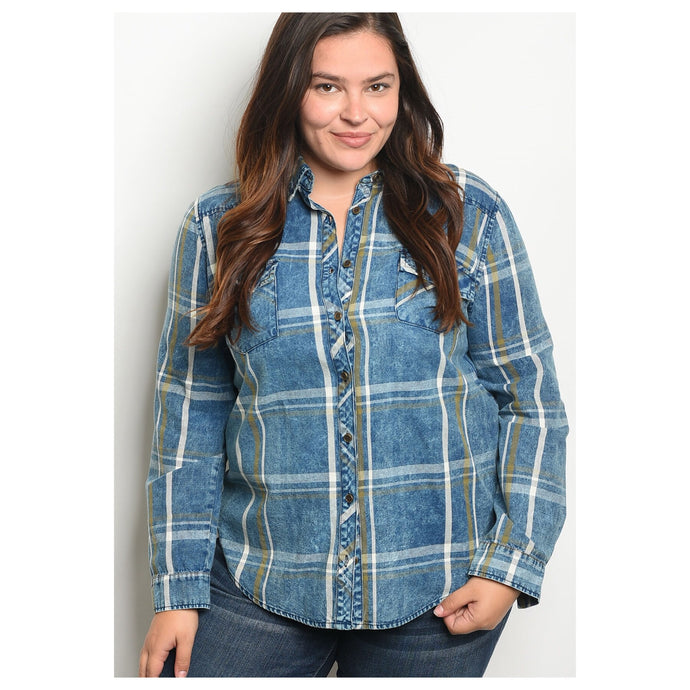 Curve Denim Top