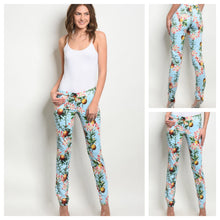 Floral Skinny Pants