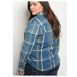 Curve Denim Top