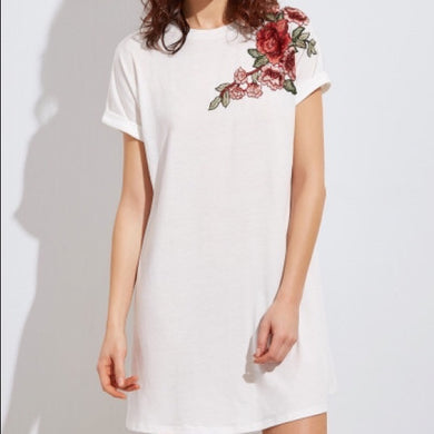 Embroidered Applique Dress/Tunic