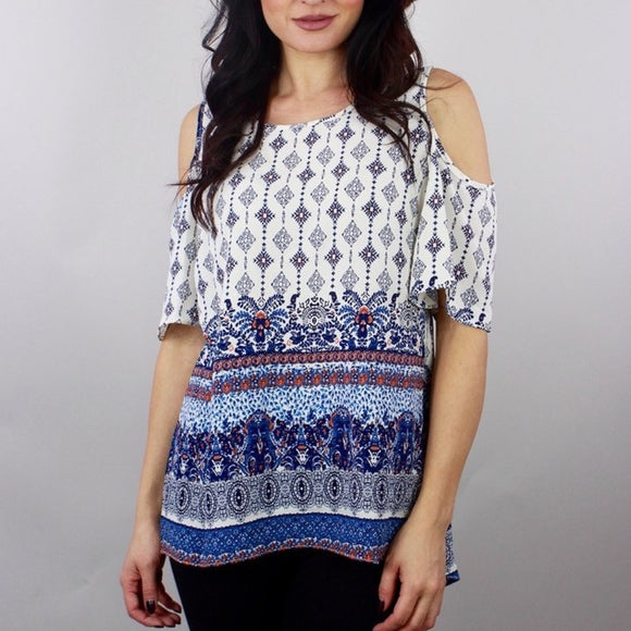 Boho Cold Shoulder