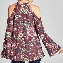 Cold Shoulder Bell Top